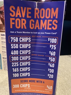 Menu photo 6 Dave & Buster's Ontario Ontario, CA