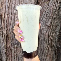 Laboba Milk Tea & Coffee - Avocado freeze with boba. So good!
