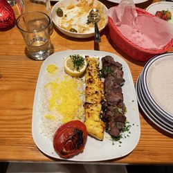 Green Lettuce - Chicken and Lamb Kebobs