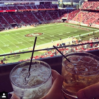 Levi's Stadium - View from the EMC Suite with open bar drinks included. :) - Stadiums & Arenas Near Me - Santa Clara, California