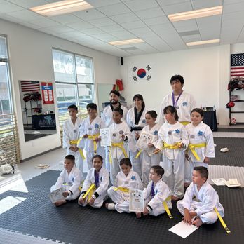 Movement Theory Martial Arts - White to yellow. Congrats - Taekwondo Near Me - Pico Rivera, California Movement Theory Martial Arts - White to yellow. Congrats - Taekwondo Near Me - Pico Rivera, California