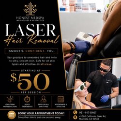 Honest Medspa - Laser Hair Removal starts at only $50