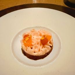 Quince and mandarin dessert