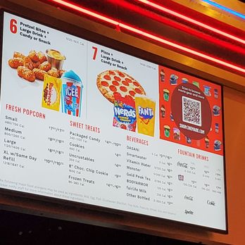 Century 16 Bayfair Mall - Concessions stand menu - Cinema Near Me - San Leandro, California Century 16 Bayfair Mall - Concessions stand menu - Cinema Near Me - San Leandro, California