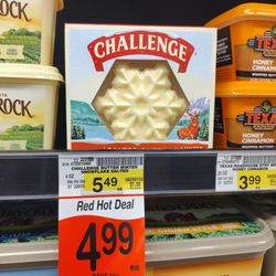 Safeway - Out with the turkey butter and in with the butter snowflake