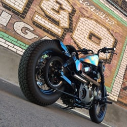 Evolution Custom Cycles - Custom fabricated exhaust from Tim at Evolution Customs.