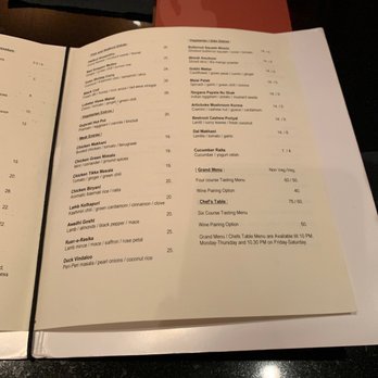 Rasika - Menu - Indian Near Me - Washington, DC, District of Columbia Rasika - Menu - Indian Near Me - Washington, DC, District of Columbia