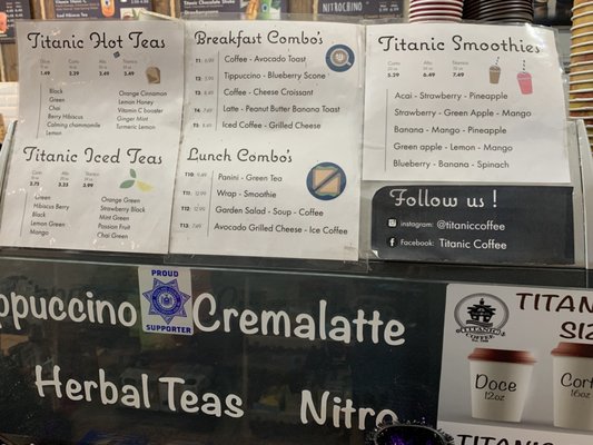 Menu photo 3 Titanic Coffee Congers, NY Menu photo 3 Titanic Coffee Congers, NY