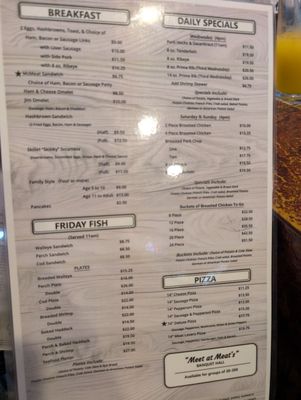 Menu photo 2 Meat's Opera Haus Saint Nazianz, WI