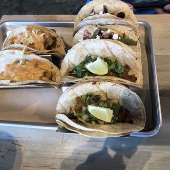 Jarfly - 2 fish tacos, 2 al pastor and 2 duck tacos - New American Near Me - Columbus, Georgia Jarfly - 2 fish tacos, 2 al pastor and 2 duck tacos - New American Near Me - Columbus, Georgia