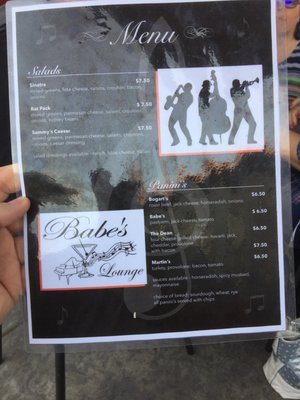 Menu photo 1 Babe's Lounge Elk Grove, CA