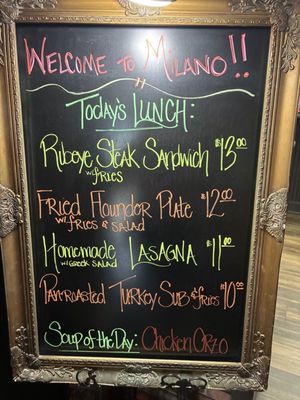 Menu photo 2 Milano Pizzeria Restaraunt Simpsonville, SC