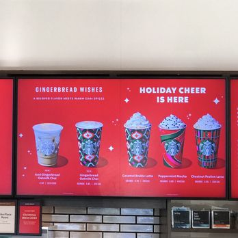 Starbucks - Holiday Menu (2) - Coffee & Tea Near Me - Orange, California