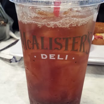 McAlister's Deli - The tea that got me addicted to sweet tea. Staff is very nice about keeping it refilled too! - Delis Near Me - Indianapolis, Indiana McAlister's Deli - The tea that got me addicted to sweet tea. Staff is very nice about keeping it refilled too! - Delis Near Me - Indianapolis, Indiana
