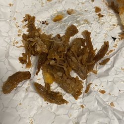 The Wingery - This was the amount of meat on my sand witch