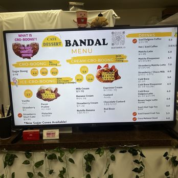 Cafe Bandal - Menu - Desserts Near Me - Los Angeles, California Cafe Bandal - Menu - Desserts Near Me - Los Angeles, California