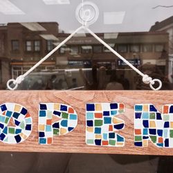 Mamaroneck Nails - Open tile designed by my husband