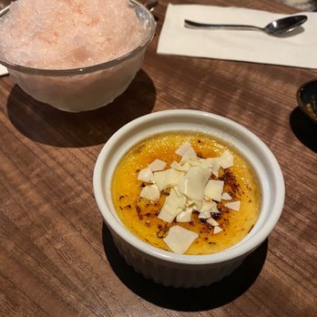 ARIARI - Dessert: omija bingsoo and corn creme brûlée - Korean Near Me - New York, New York ARIARI - Dessert: omija bingsoo and corn creme brûlée - Korean Near Me - New York, New York