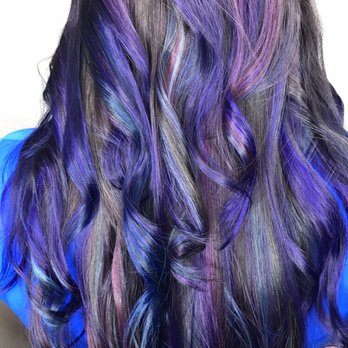Meg B White Salon - Violet vivid hair oil slick technique Pravana - Hair Salons Near Me - Atlanta, Georgia Meg B White Salon - Violet vivid hair oil slick technique Pravana - Hair Salons Near Me - Atlanta, Georgia