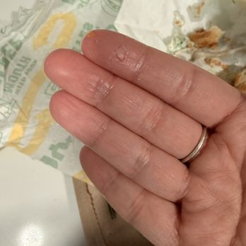 Subway - glass in Subway sandwich on 12/30 - Sandwiches Near Me - Escondido, California