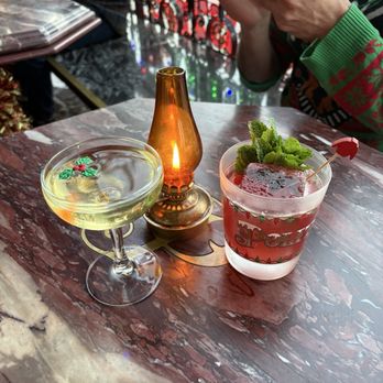 Polite Provisions - Grinch Juice and Old Fashioned (Holiday) - Cocktail Bars Near Me - San Diego, California