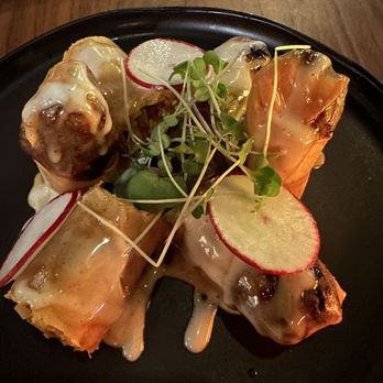 Ramen Wasabi - Pork Belly and Kimchee Spring Roll Small Plate - Ramen Near Me - Chicago, Illinois