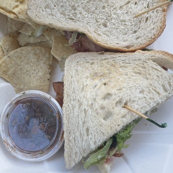 Olive Cafe - BLT sandwich with chips and salsa - Breakfast & Brunch Near Me - San Diego, California