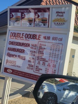 Menu photo 2 In-N-Out Burger Costa Mesa, CA