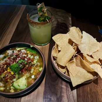 Blanco Cocina + Cantina - Spicy Mango Ceviche*Jalapeño & Pineapple Chips & Salsa  Recommend the Spicy Mango Ceviche* - Tacos Near Me - Tempe, Arizona