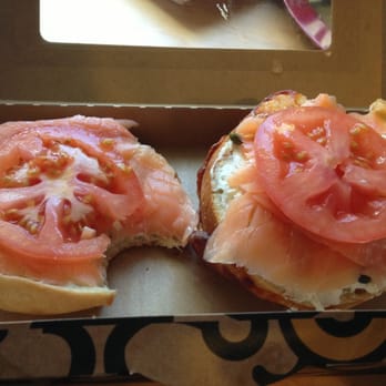 Einstein Bros. Bagels - Nova lox with no onion - Bagels Near Me - San Luis Obispo, California Einstein Bros. Bagels - Nova lox with no onion - Bagels Near Me - San Luis Obispo, California