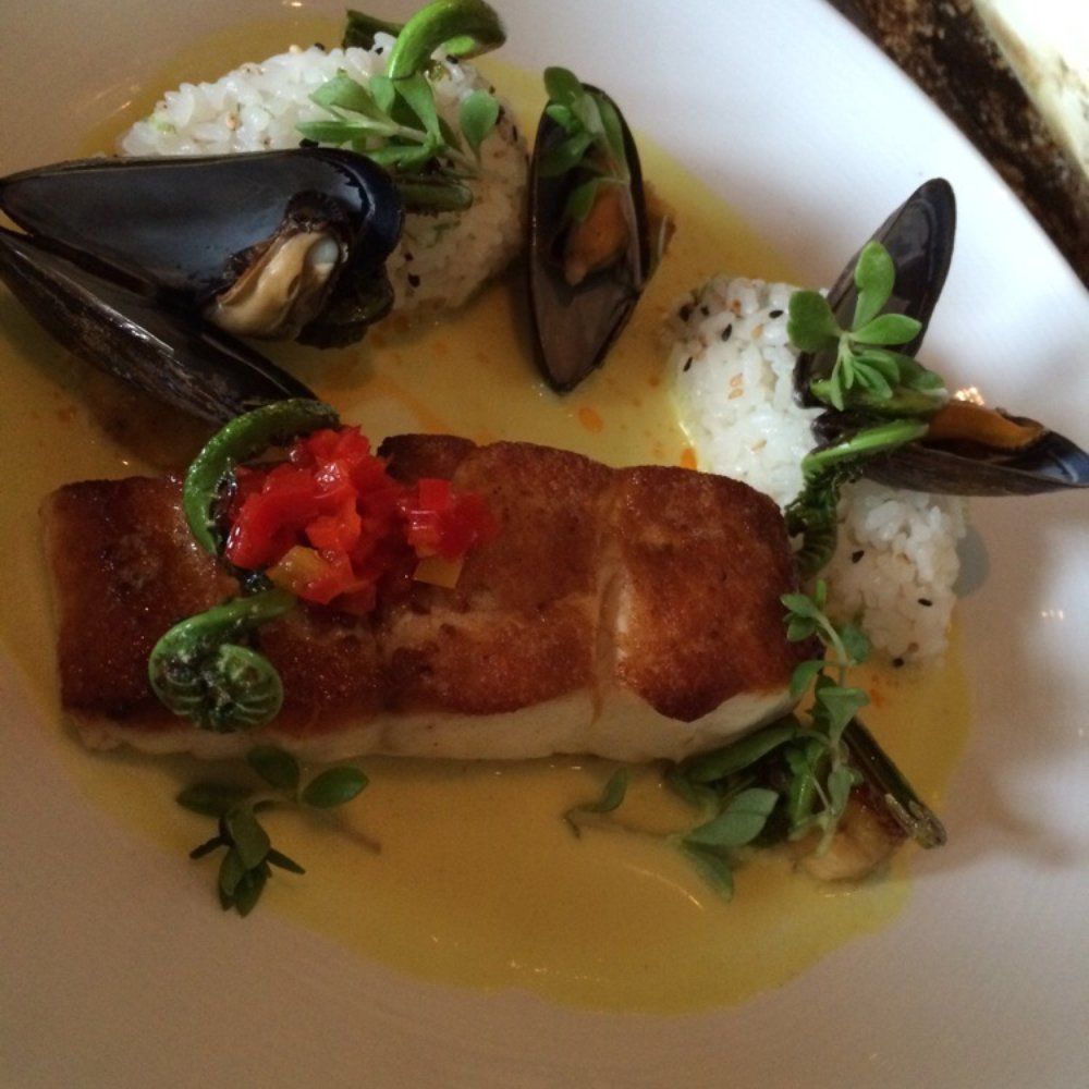 Morimoto Napa - Alaskan Halibut - Japanese Near Me - Napa, California Morimoto Napa - Alaskan Halibut - Japanese Near Me - Napa, California