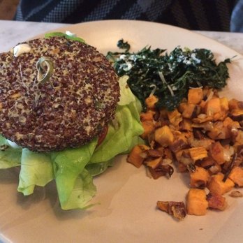 True Food Kitchen - Inside out quinoa burger - New American Near Me - Chicago, Illinois
