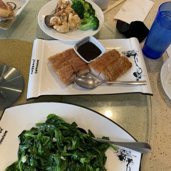 Rainbow Kitchen - Choi Choy Sum w/ Garlic and Crispy Pork - Seafood Near Me - Las Vegas, Nevada Rainbow Kitchen - Choi Choy Sum w/ Garlic and Crispy Pork - Seafood Near Me - Las Vegas, Nevada