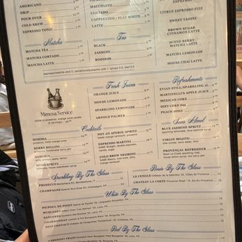 Oh La La - Drinks menu - Bakeries Near Me - Pasadena, California Oh La La - Drinks menu - Bakeries Near Me - Pasadena, California