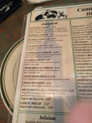 Menu photo 2 Cantina D'Italia Fairfax, VA Menu photo 2 Cantina D'Italia Fairfax, VA