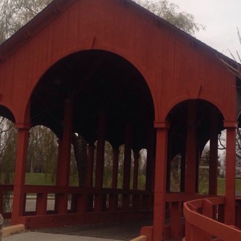 Ford Field Park - Red bridge - Parks Near Me - Dearborn, Michigan