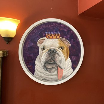 Tabard Inn Restaurant - Painting of the bulldog that sadly passed away. - American Near Me - Washington, DC, District of Columbia Tabard Inn Restaurant - Painting of the bulldog that sadly passed away. - American Near Me - Washington, DC, District of Columbia