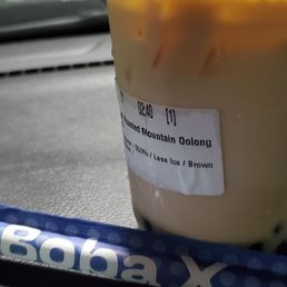 Roasted Mountain Oolong MT with brown sugar boba