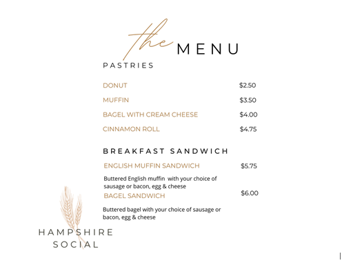 Menu photo 1 Hampshire Social Hampshire, IL Menu photo 1 Hampshire Social Hampshire, IL