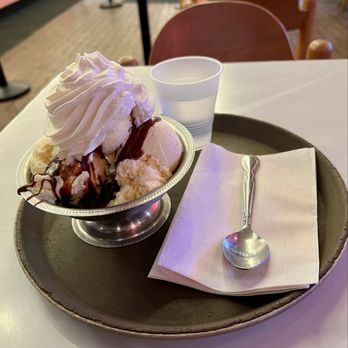 Sweets On the Hill - Hot Fudge Sundae with hard ice cream (they give you your choice). Excellent homemade hot fudge and excellent homemade whipped cream. - Chocolatiers & Shops Near Me - West Seneca, New York Sweets On the Hill - Hot Fudge Sundae with hard ice cream (they give you your choice). Excellent homemade hot fudge and excellent homemade whipped cream. - Chocolatiers & Shops Near Me - West Seneca, New York