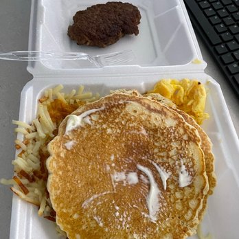 Waffle King's Virginia Kitchen - Buttermilk Pancake Sausage n 2 Eggs Home Fries - Breakfast & Brunch Near Me - Herndon, Virginia Waffle King's Virginia Kitchen - Buttermilk Pancake Sausage n 2 Eggs Home Fries - Breakfast & Brunch Near Me - Herndon, Virginia