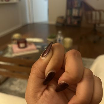 Crow Canyon Nail Spa - nail halfway off - Nail Salons Near Me - San Ramon, California