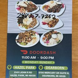 Zaytoona Mediterranean Grill - Menu - front page