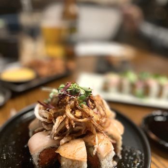 KUWADA - Crispy Onion Albacore Roll - Sushi Bars Near Me - Rancho Cucamonga, California KUWADA - Crispy Onion Albacore Roll - Sushi Bars Near Me - Rancho Cucamonga, California