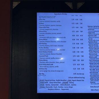 Lestat's on Park - Menu with Funky Monkey - Coffee & Tea Near Me - San Diego, California