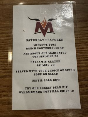 Menu photo 8 Mickey's Top Sirloin Denver, CO Menu photo 8 Mickey's Top Sirloin Denver, CO