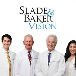 Slade & Baker LASIK & Cataract Surgery Center of Houston - From left to right: Dr. Bennett Walton, Dr. Richard Baker, Dr. Stephen Slade and Dr. Shama Essa