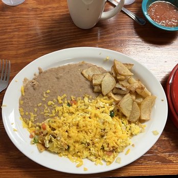 Palm Cafe - Migas! So good! - Mexican Near Me - New Braunfels, Texas