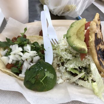 Las Tarascas meat market  - Al pastor taco and beef gordita - Grocery Near Me - Katy, Texas