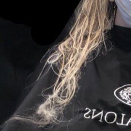 entire head tangled worse than I've ever seen and clumps of my hair falling out
